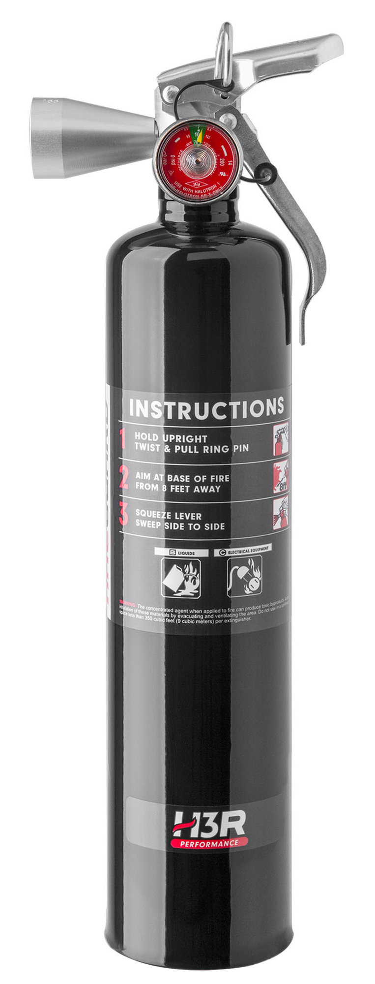 H3R Performance HalGuard 2.5lb. Premium Fire Extinguisher Quadratec